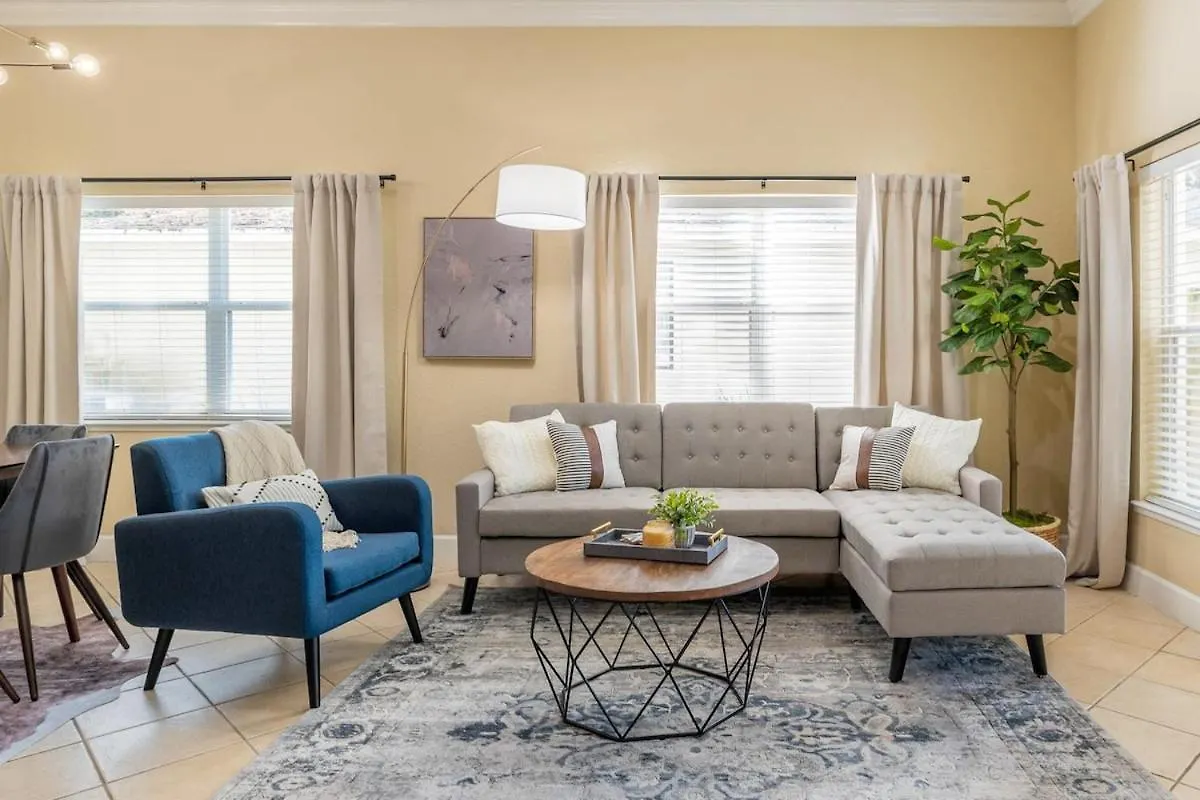 Modern Dt Home-King Size Bed-Patios-Long Stays-Wifi Orlando